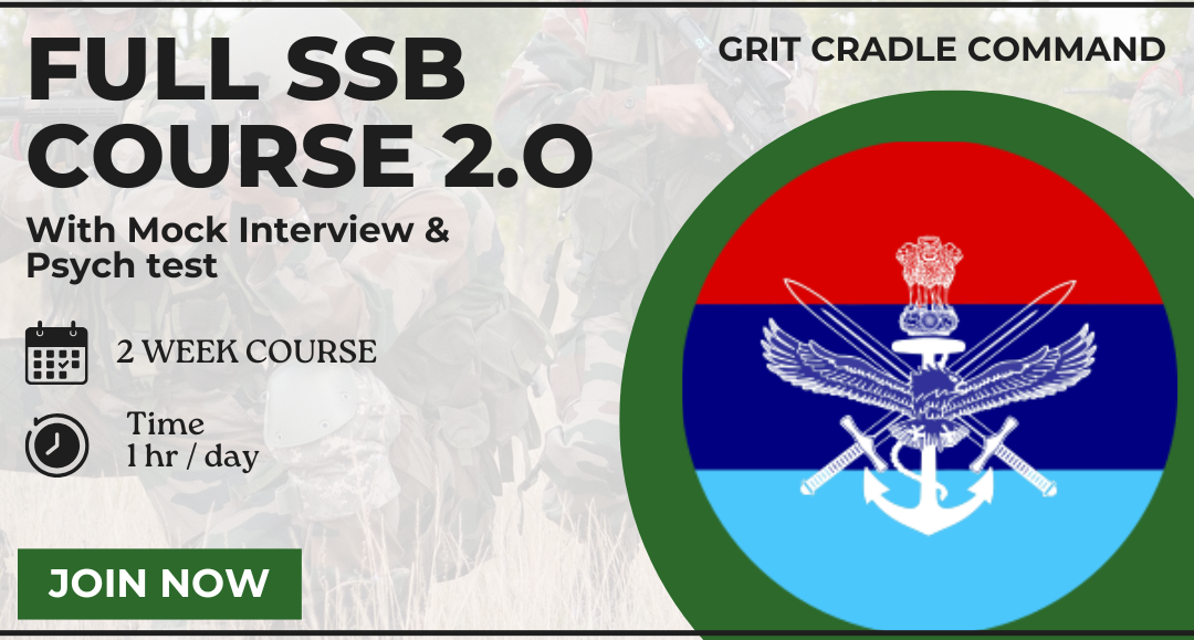 Complete SSB Preparation 2.0 Grit Cradle Command